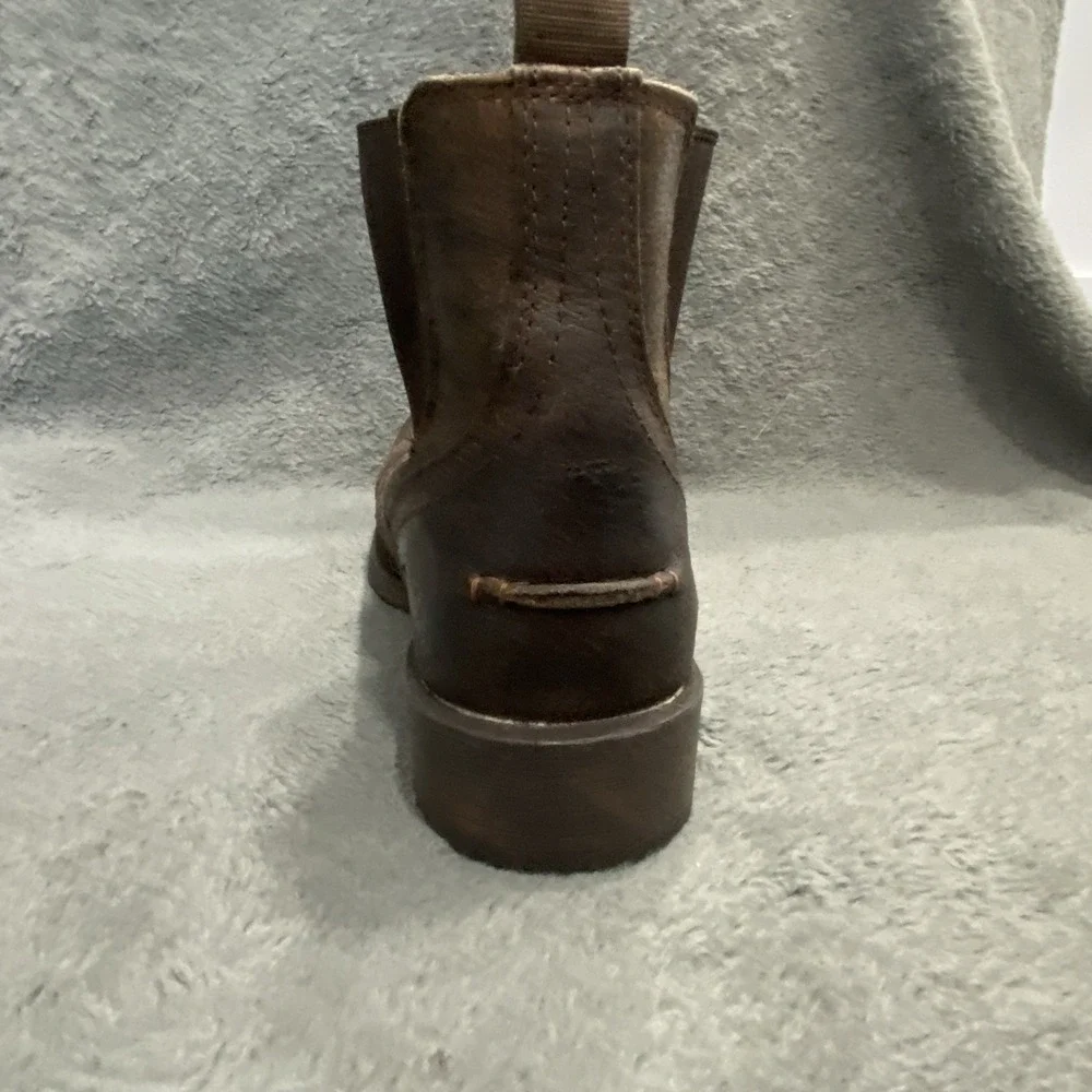 Ariat Mens 12D Midtown Rambler Square Toe Pull On Boot Dark Brown Leather Casual